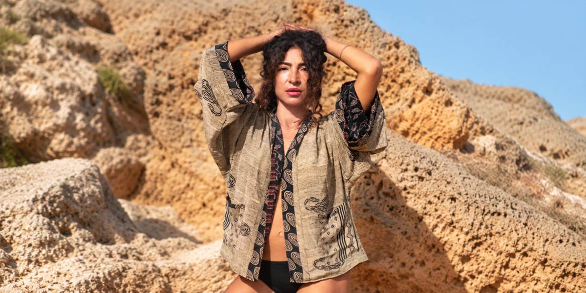 Raja Pura collections, blending Indian textile traditions with contemporary Portuguese design. Courtesy of Raja Pura.