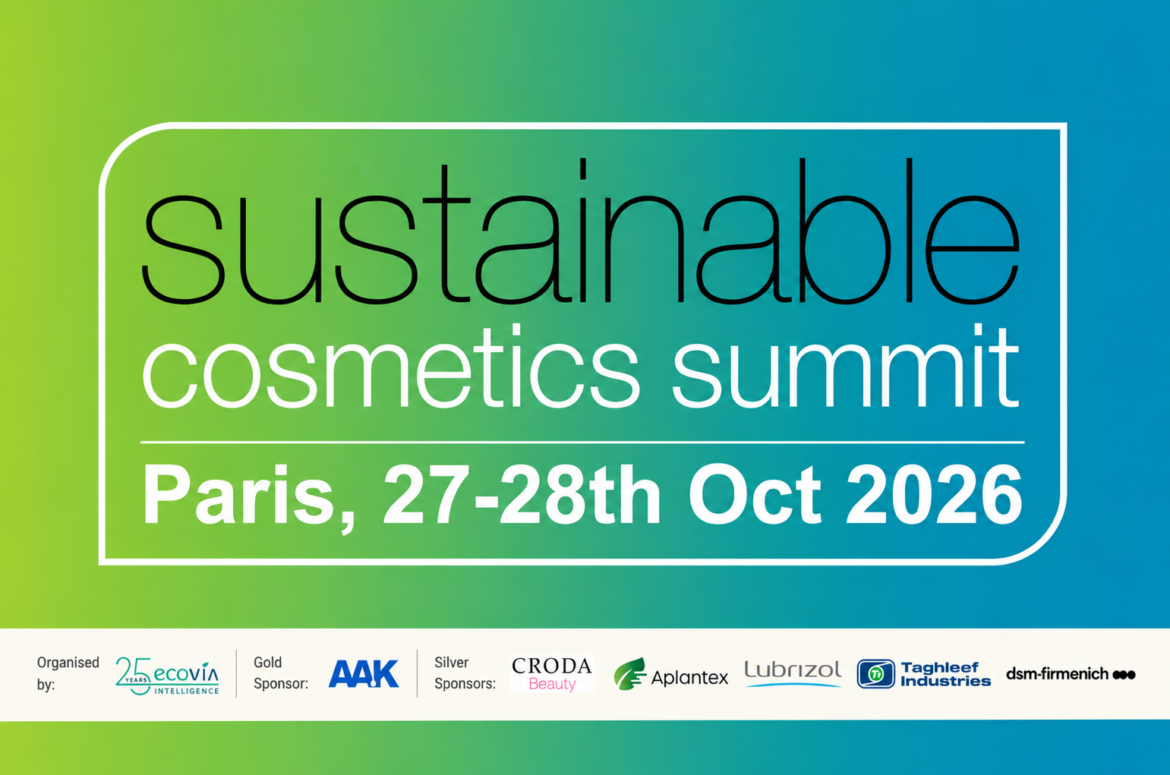 Courtesy of Sustainable Cosmetics Summit / Ecovia Intelligence.